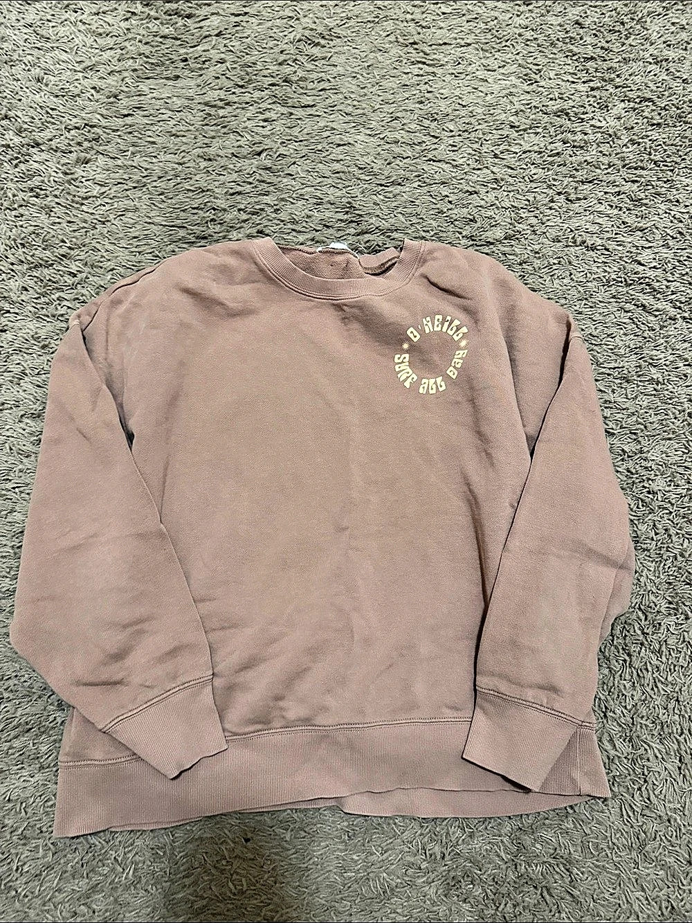 O'Neill Choice Crewneck Sweatshirt Graphic Brown Small